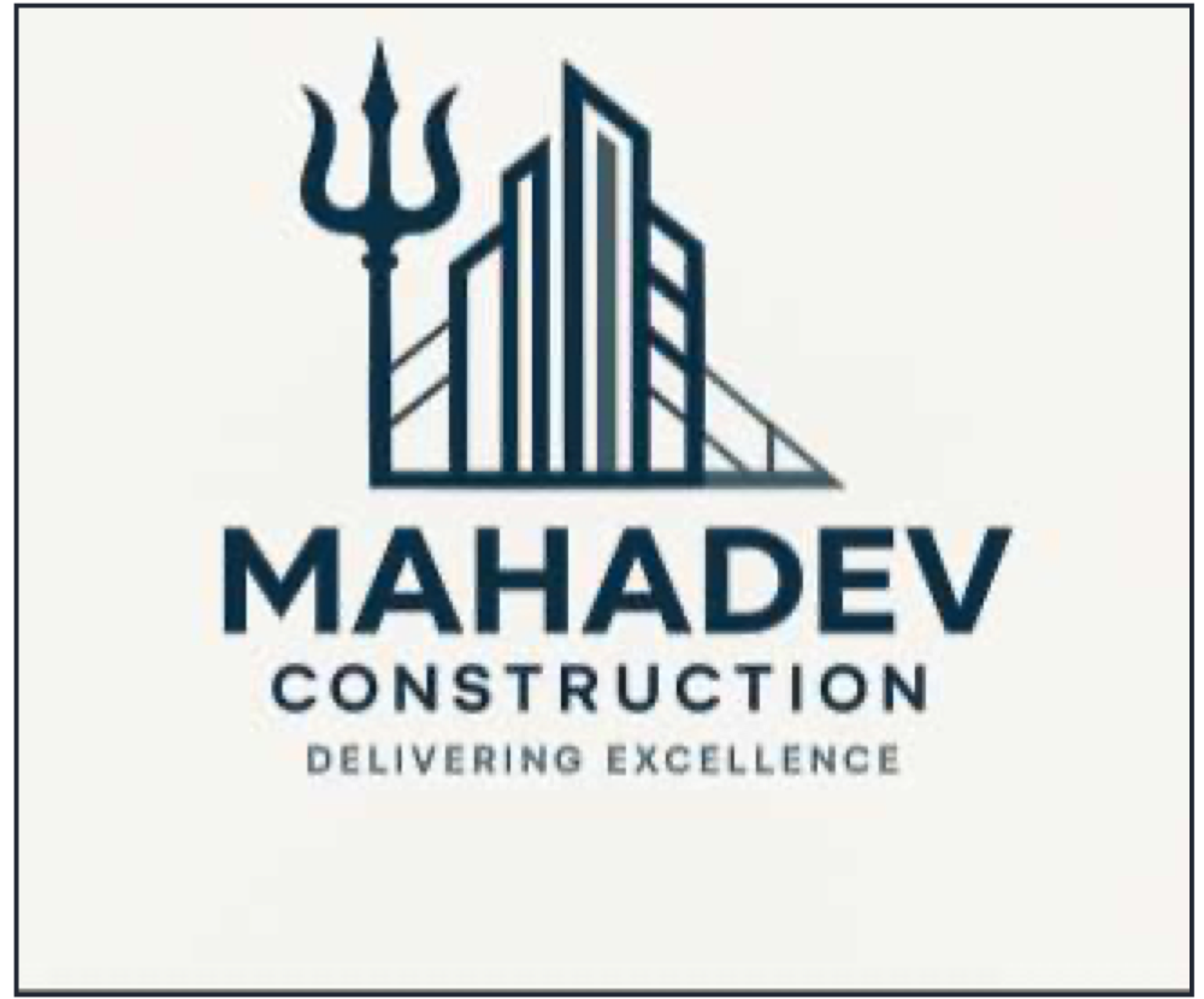 Mahadev Construction Logo