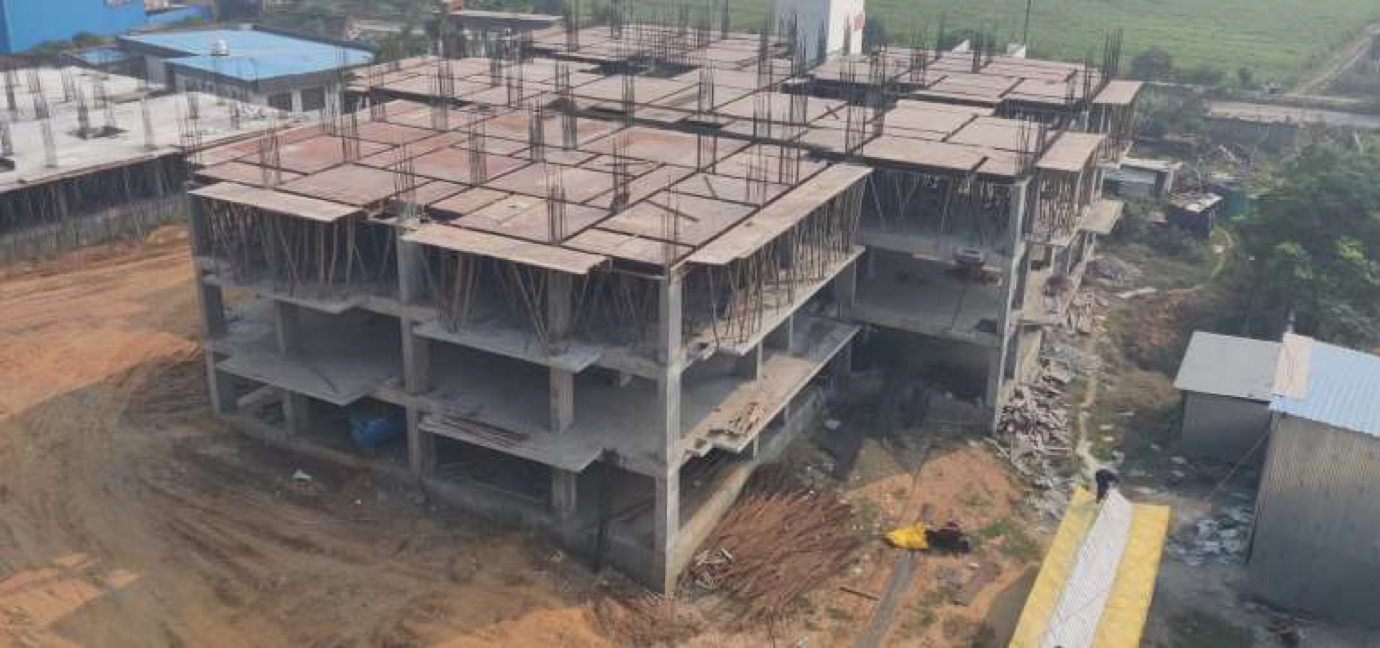 Vasundhara Smart City Aerial Construction